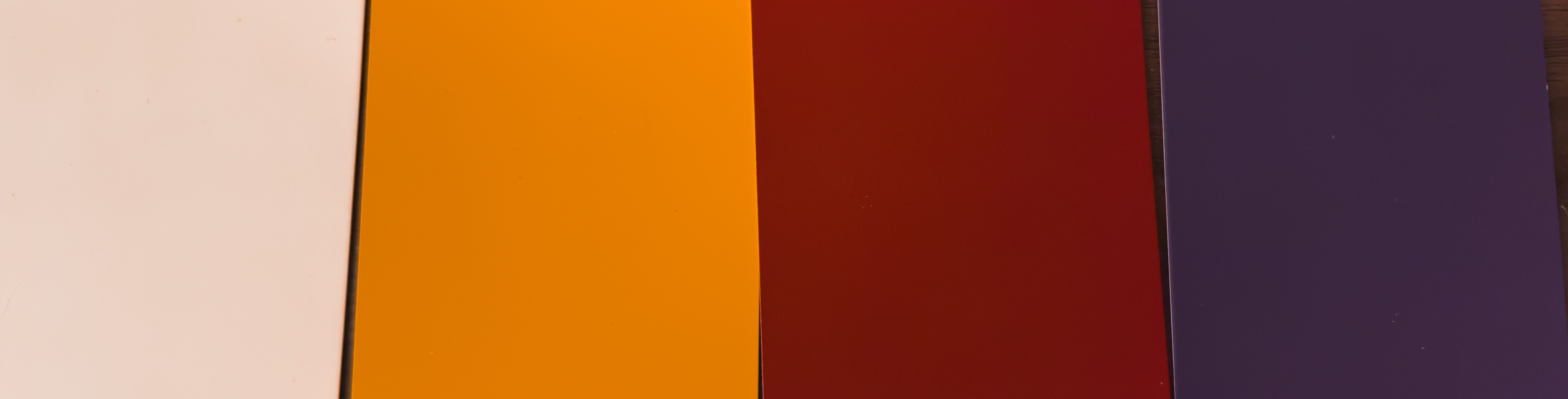 Warm color gradients